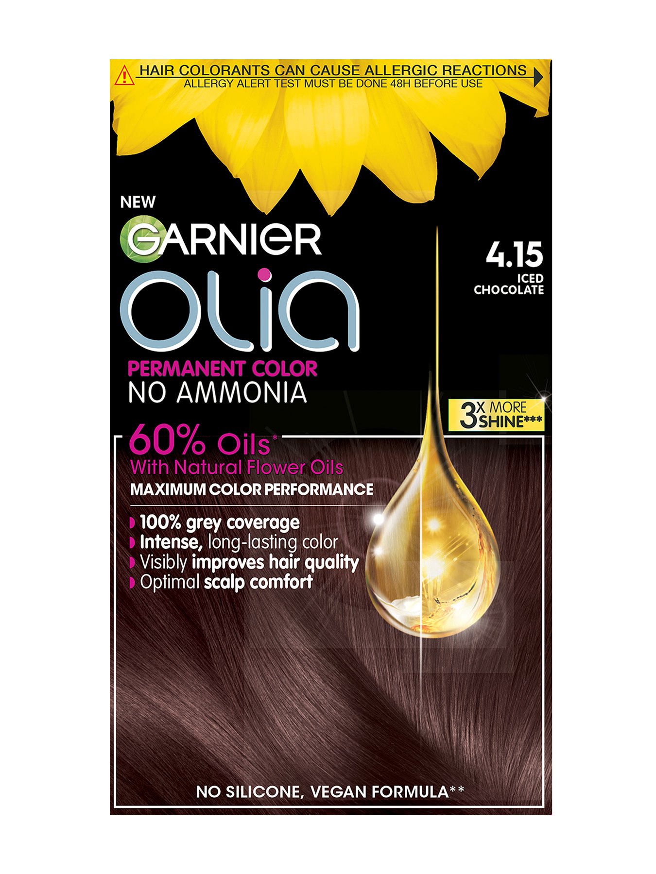 Garnier Olia 4.15 Леден шоколад